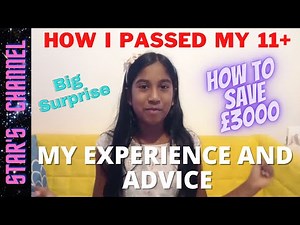 How I Passed 11+ exam without TUTOR | Tips to pass 11+ exam | Grammar school [uk]