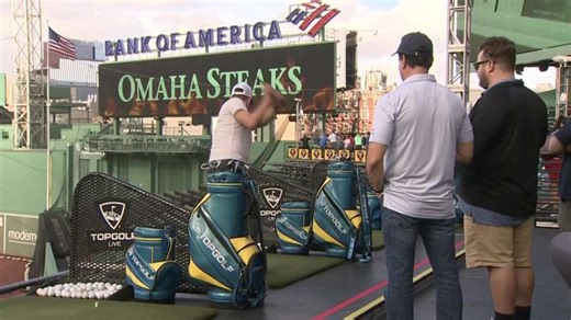 Teeing off at Fenway: TopGolf Live Stadium Tour turns Fenway into Fairway Park