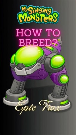 How to Breed MSM Epic Trox #msm #mysingingmonstersdawnoffire #games #shorts