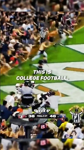 FIELD RUSHES Are What Make College Football Special ❤️🔥 #shorts