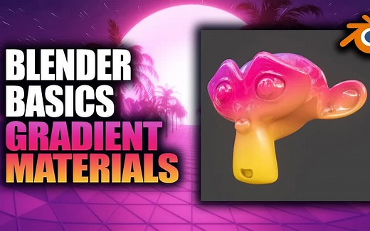 blender 材质节点：一个案例给你彻底讲明白colour ramp 颜色渐变。不用反复看了，就一遍。