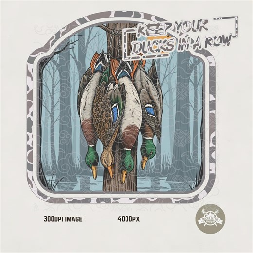 Duck Hunting PNG: Vintage Hunting With Pocket Sublimation (digital Download, 4000px 300dpi Transparent Background) - Etsy