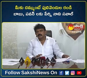 12K views · 2.4K reactions | మీకు దమ్ముంటే పులివెందుల రండి బాబు, పవన్ లకు పేర్ని నాని సవాల్ #PerniNani #Chandrababu #PawanKalyan | Sakshi TV | Facebook