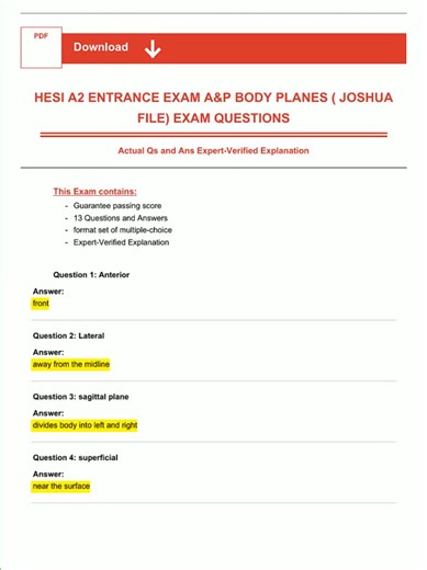 Struggling with body planes and directional terms on the HESI A2 A&P section? This video—inspired by high-yield resources like Joshua Files—breaks it down *clearly* and *visually* for the 2025–2026 exam! 🧠 We cover the **three main body planes** (sagittal, frontal/coronal, transverse), key directional terms (**anterior/posterior**, **superior/inferior**, **medial/lateral**, **proximal/distal**), and how to apply them in real anatomical scenarios—like “Which plane divides the body into upper and