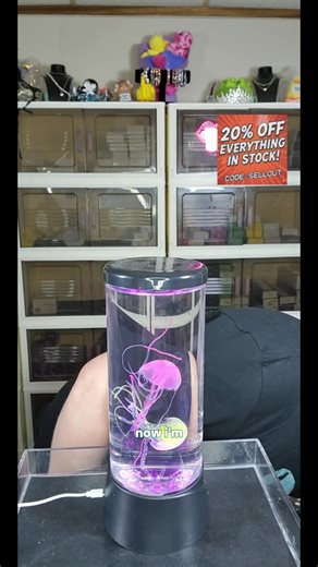 Adjustable 7-Color Changing Jellyfish Lamp