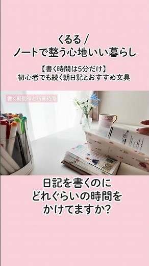 [Only 5 minutes to write] Morning journaling that even beginners can stick with and recommended s...