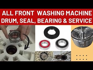 Replace IFB front load washing machine bearing Seal drum and service