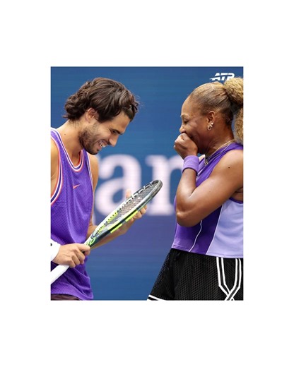 Us Open Serena Williams Carlos Alcaraz tennis duo moodboard