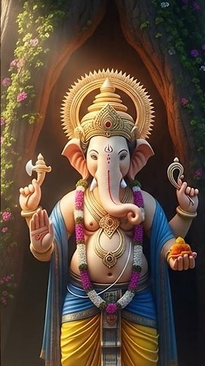 Ganesha Dhyanam | Powerful Ganapati Meditation Mantra | Vinayagar Devotional Song #shorts #ganesh