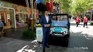 The City of Perth has introduced a new rapid response spot-cleaning service to complement the extensive existing cleaning and maintenance program. The Clean Machine ATV operates from 9am to 5pm, Monday to Saturday across the high traffic areas of Perth, including St George’s Terrace, Hay St Mall, Murray St Mall, Forrest Place, Yagan Square, King Street, Roe Street and James Street. Basil Zempilas - Lord Mayor of Perth said “We are committed to making the city as clean as it can be and our new se