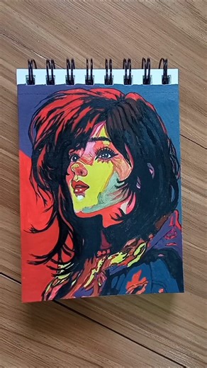 30 Days art challenge l Day -23#art#drawing#paintingtutorial#girl painting#artwork#youtubeshorts