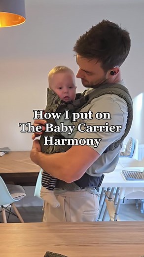 How to put on our Baby Carrier Harmony?​ @dadlifeluke will guide you! | baby bjorn mini carrier