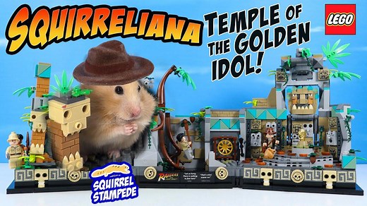 Lego Indiana Jones Temple Of The Golden Idol Treasure Build Review