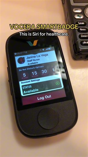 Explore Vocera Smartbadge: Siri for Healthcare!