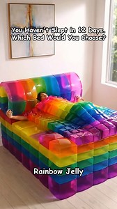 33K reactions · 2.4K shares | Which JELLY Bed Would You Sleep In? 諾 #asmr #oddlysatisfying #aiasmr #relax #jelly | Hush AI ASMR | Facebook