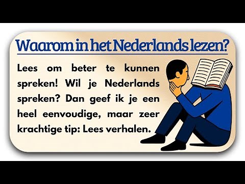 Spreek vloeiend nederlands! | Dutch Story for Beginners (A1-A2)