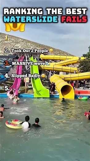 Ranking Best Waterslide Fails!