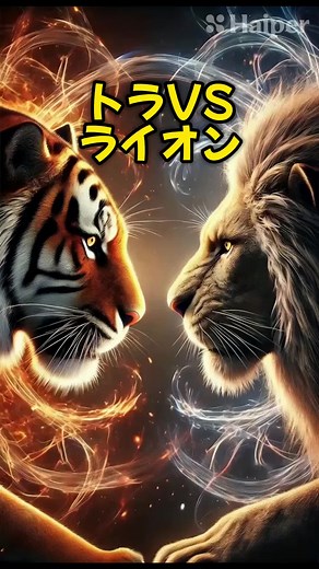 トラVSライオン最強ランキングTOP5 前編 #トラ #ライオン #動物 #雑学