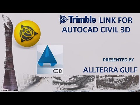 #TRIMBLE #LINK AND #AUTOCAD #Civil3D