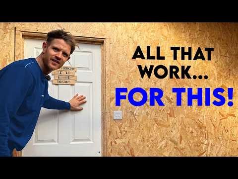 This Useless Space TRANSFORMED Our Workshop...