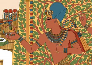 Seti I Beneath the Persea Tree