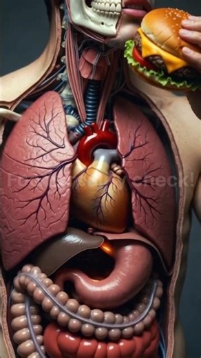 Cheese Burger Inside Your Body — Real Truth Explained