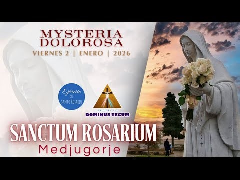 EN VIVO SANTO ROSARIO DE HOY DESDE MEDJUGORJE VIERNES 2 DE ENERO 2026 ¡EN LATÍN! SANCTUM ROSARIUM