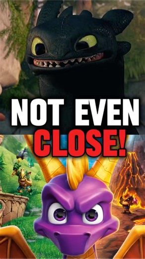 Why Spyro VS Toothless ISN’T EVEN CLOSE! #dragon #httyd #toothless #dragons #vs #battle #playstation