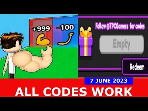 *ALL CODES WORK* [🔥NEW] Strong Muscle Simulator 2 ROBLOX | 7 JUNE 2023