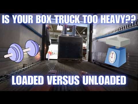 Day in Life of a Box Truck Owner Operator | Picking Up at Dietz & Watson, Loaded vs. Unloaded Weight