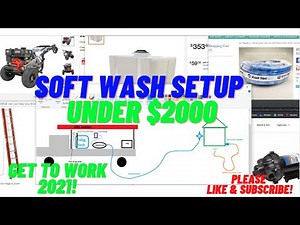 DIY Homemade Soft Wash Setup Under $2000! - Can Make $100,000+