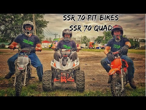 SSR 70cc Pit Bikes and Kayo FOX 70cc 4 wheeler