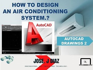 HOW TO DESIGN AN AIR CONDITIONING SYSTEM FROM ZERO. AUTOCAD DRAWINGS 2.1: GRID LINES AND COLUMNS.