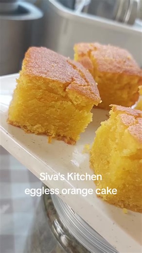 Easy Eggless Orange Cake Recipe without Condensed Milk