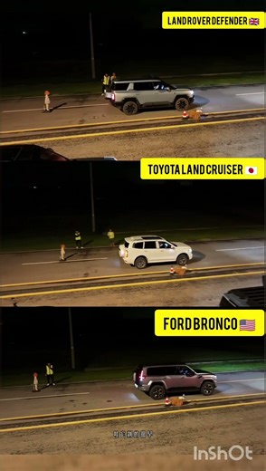 Defender vs Land Cruiser vs Bronco – Rear Crash Test Showdown 💥🚙
