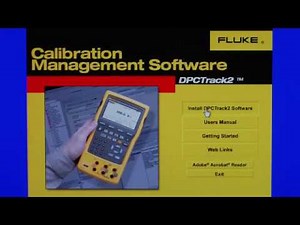 Fluke 754: Installing DPCTrack2 software on your PC