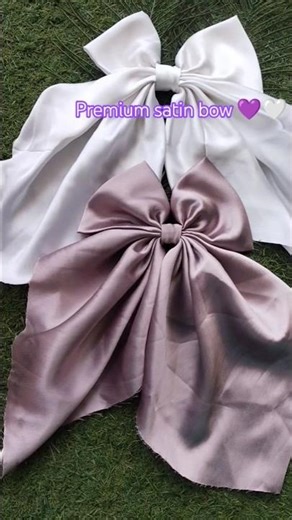 French bow hair clip long tail bow #bowtutorial #viralvideo #hairaccessories2025