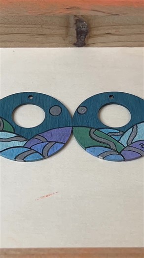 Hypothetically, these will be for sale at Eye Candy, located at: 118 N F Street, Salida, Colorado. However, I’m super in love with this pair and I reserve the right to keep them! 🥰 #homemadegifts #coloradoartist