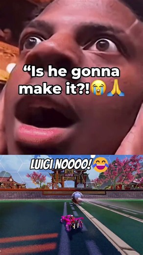 Luigi Noooo😂😂😂#shorts #gaming #funny #rocketleague