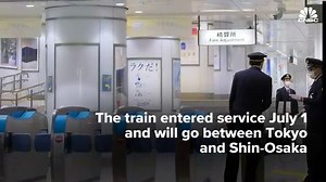 Japan's new model of the Shinkansen bullet train runs faster and smoother