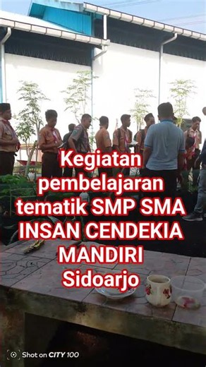 tematik kegiatan pembelajaran di luar kelas bersama siswa siswa SMP SMA INSAN CENDEKIA MANDIRI