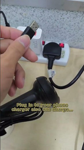 How to Charge Scanner Netum NT-2015BL #nt2015bl #netum #scanner #barcodescanner #qrcodescanner