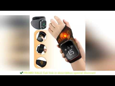 Electric Heating Wrist Massager Wrist Brace Protector Wrap Vibration Massage Relieves Tenosynovitis
