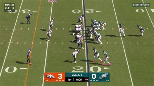 A.J. Brown's second catch of first quarter goes for 8-yard gain vs. Broncos