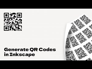 Generate QR Codes in Inkscape