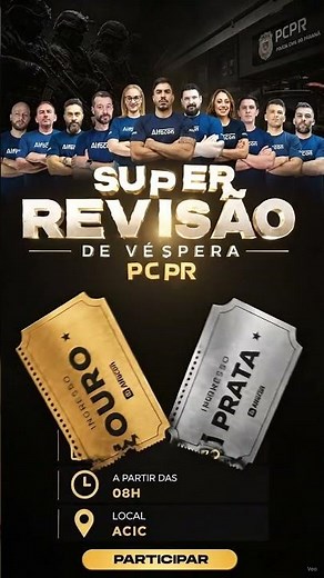 BLINDE A SUA MENTE PARA A PROVA DA PCPR