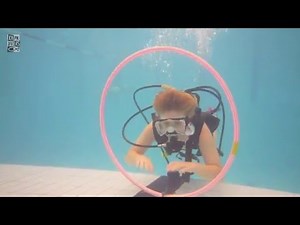 Bubblemaker, Pool diving with kids