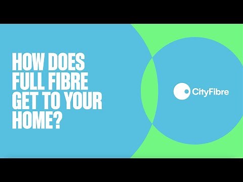 How does full fibre get to your home?