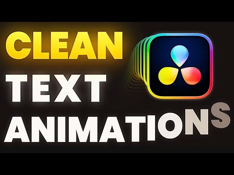 3 Clean Text Animations In 3 Minutes | Davinci Resolve