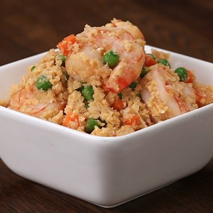 11M views · 92K shares | Cauliflower And Shrimp "Fried Rice" FULL...